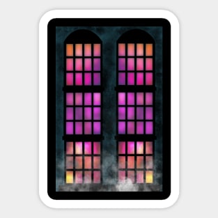 Gothic Windows Sticker